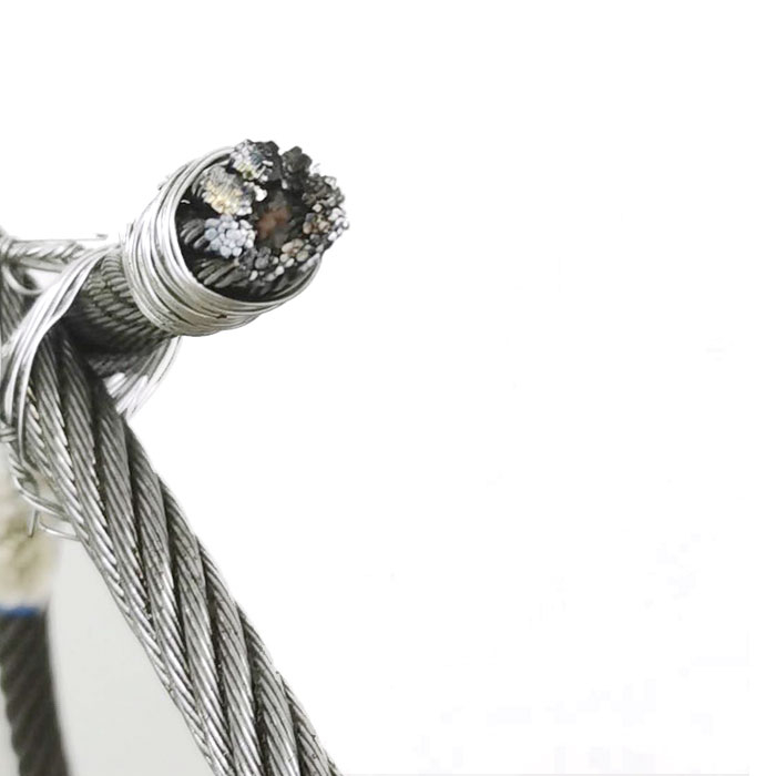 Cable de acero galvanizado 6x19 (S) W + FC para minería y elevación