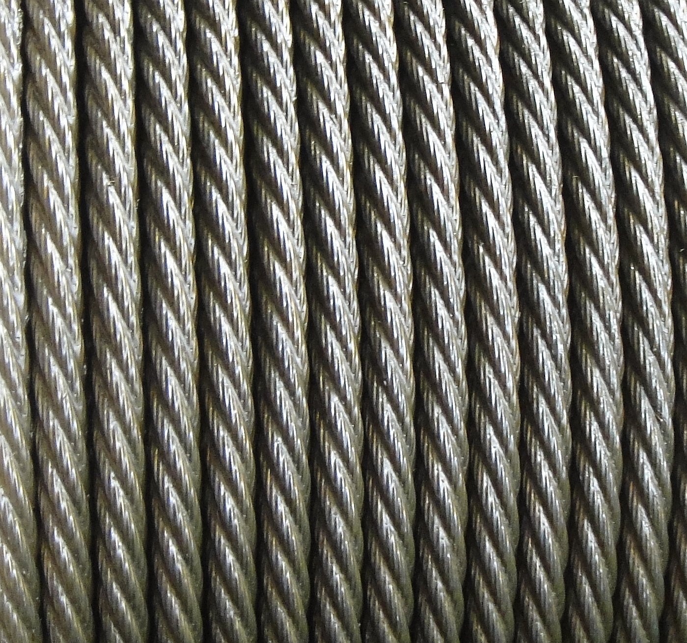 Cable de acero galvanizado 6x19 + IWRC 10mm para grúa