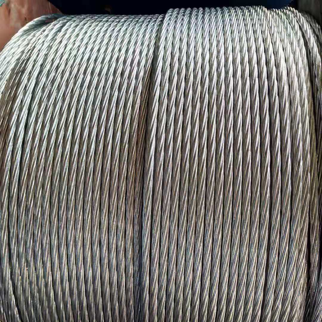 36 37 mm fabricante de China cable de alta resistencia cable de acero galvanizado Cuerda compacta 6 * 19 + FC 6x19 + FC
