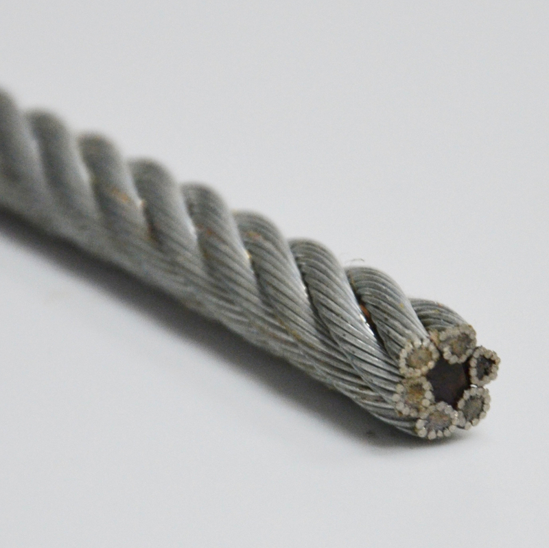 Cable de acero galvanizado 6x12 + 7FC 4-22mm